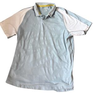 Under Armour Curry Souvenir Jacquard Polo Shirt Harbour Blue/White Size XL